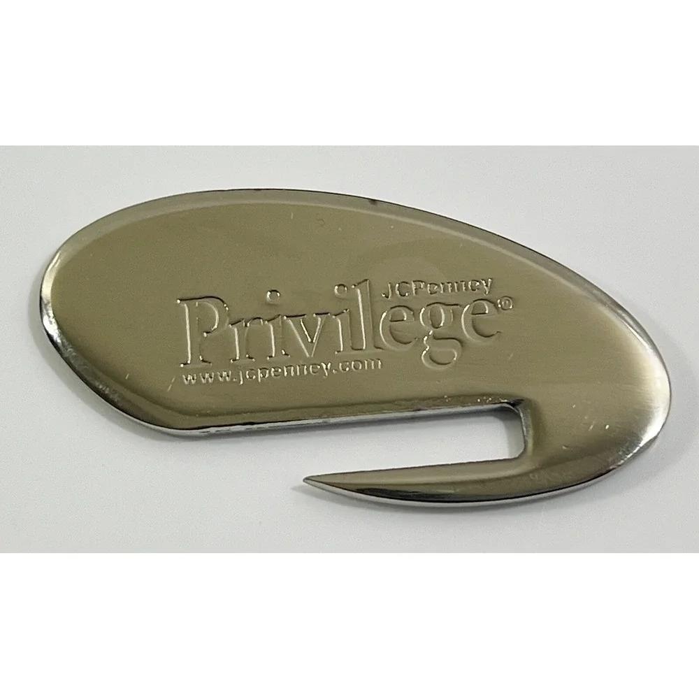 Vintage JC PENNY ~ PRIVILEGE LOYAL MEMBER‎ SILVER TONE LETTER OPENER
